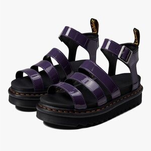 Dr. Martens Black and purple Sandals